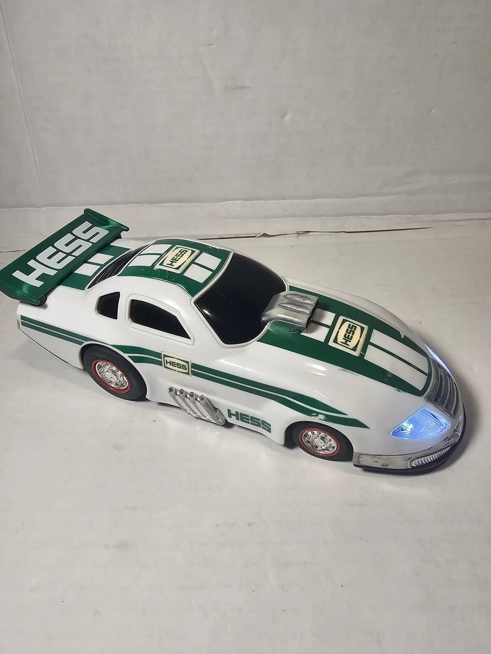 Hess 2016 Toy Dragster Wheelie Race Car Lights Tested No Box